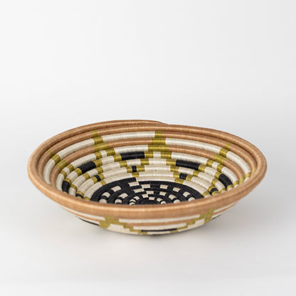 Boutique Vestine Green Woven Bowls