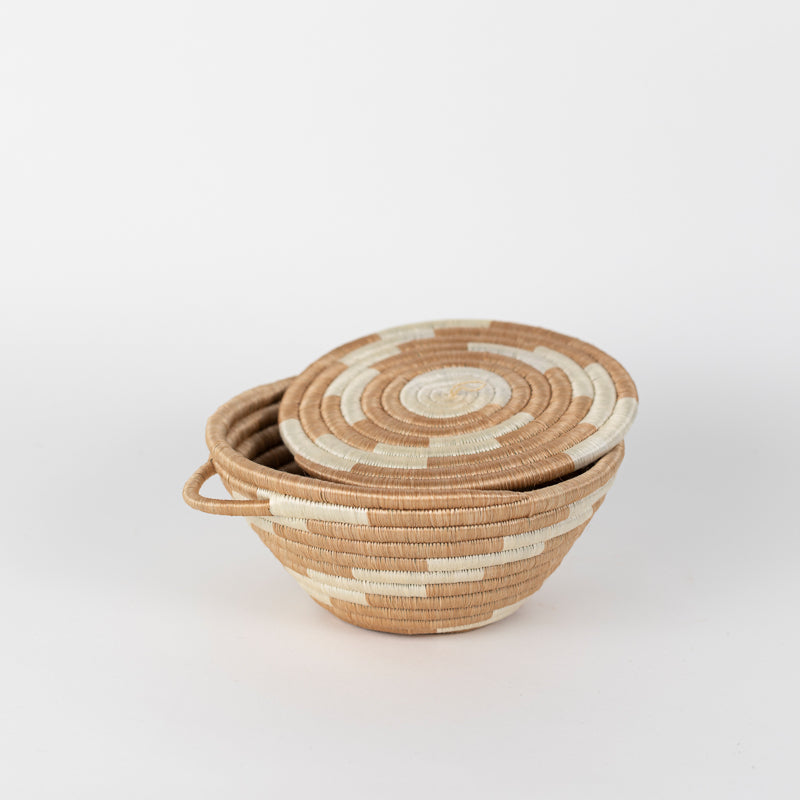 Woven Pot with Lid