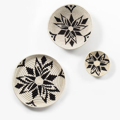 Boutique Cactus Blossom Woven Bowls