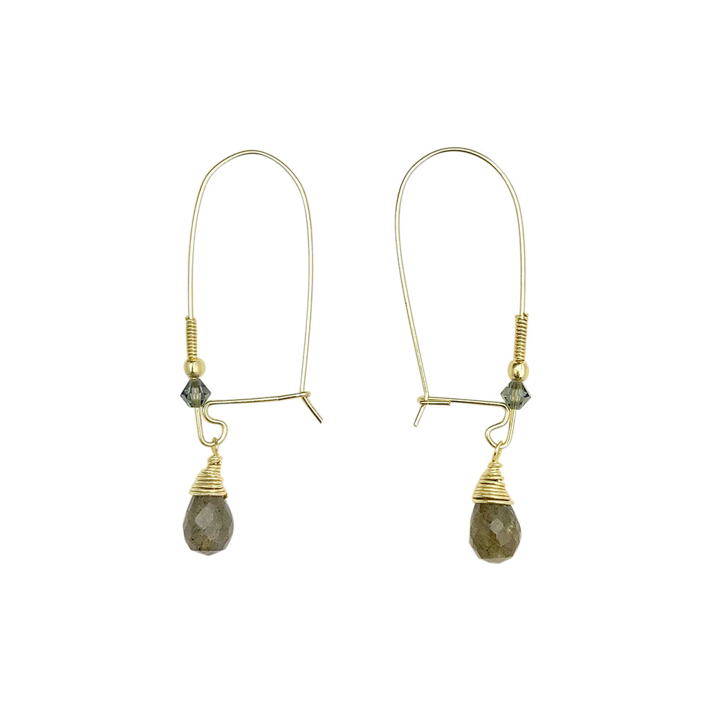 Labradorite Drop Earrings