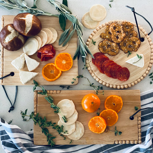 Hand carved mason mini serving boards