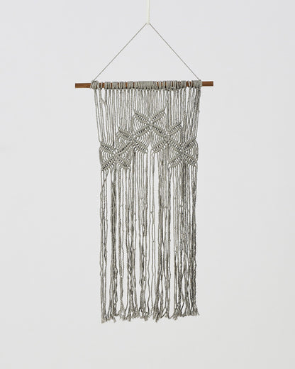 Rivas Macrame Wall Hang - Gray