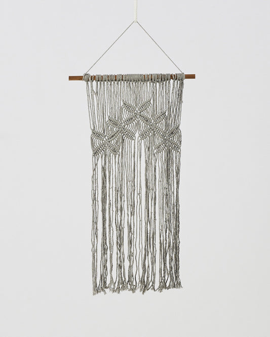 Rivas Macrame Wall Hang - Gray