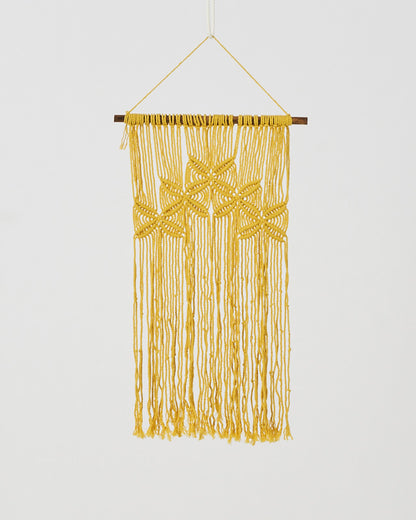 Rivas Macrame Wall Hang - Yellow