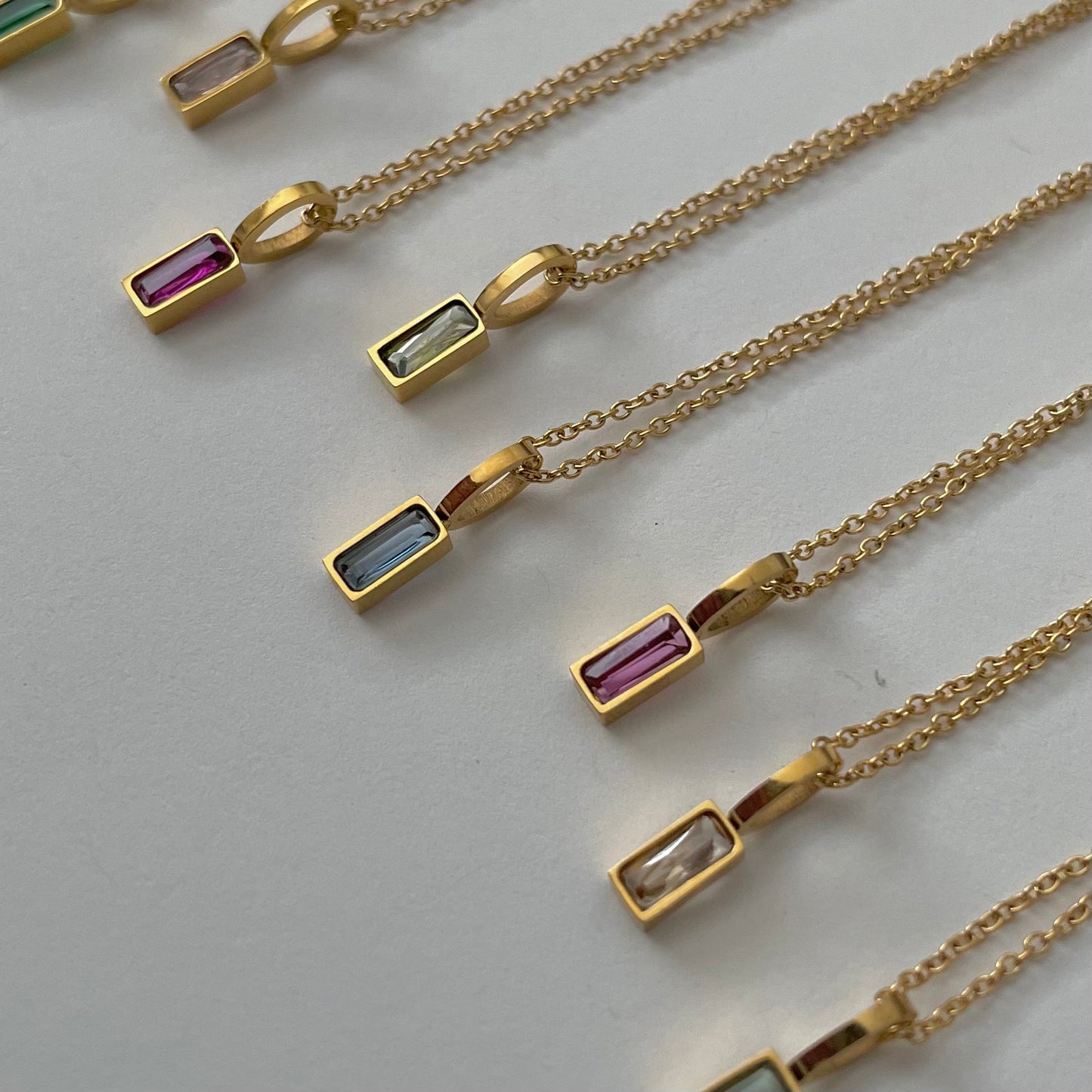 Dainty Birthstone Necklace